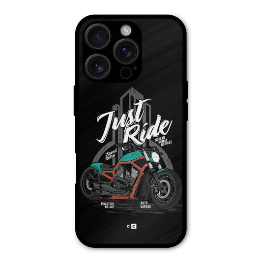 Just Ride Speed Shockproof Hybrid Protection (Metal + TPU) Back Case Cover