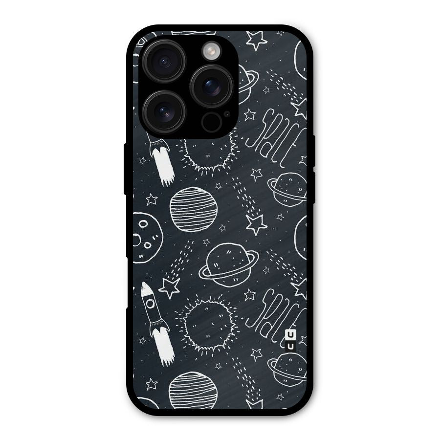 Just Space Things Shockproof Hybrid Protection (Metal + TPU) Back Case Cover