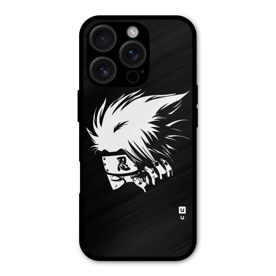 Kakashi Hatake Black Shockproof Hybrid Protection (Metal + TPU) Back Case Cover