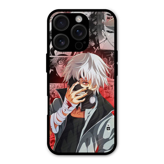 Kaneki Ken Manga Style Shockproof Hybrid Protection (Metal + TPU) Back Case Cover
