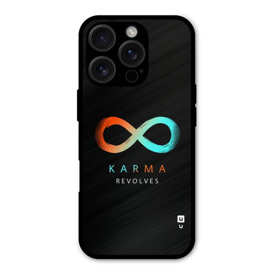 Karma Revolves Shockproof Hybrid Protection (Metal + TPU) Back Case Cover