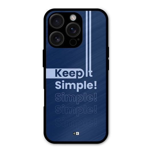 Keep It Simple Shockproof Hybrid Protection (Metal + TPU) Back Case Cover