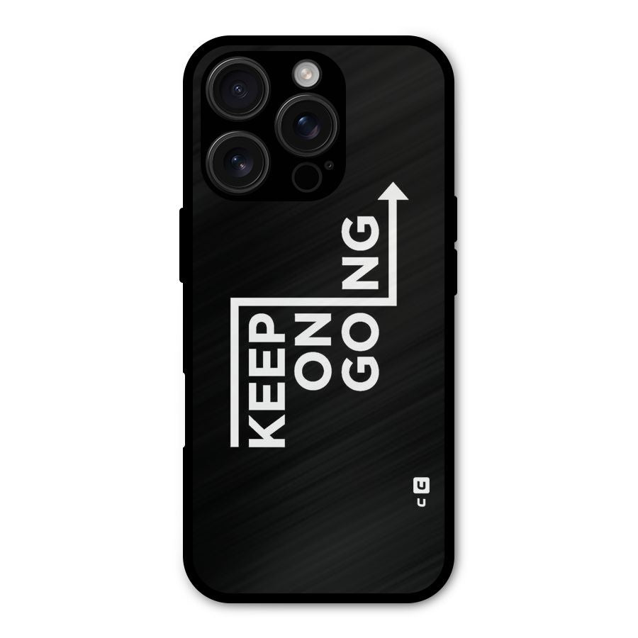 Keep On Going Shockproof Hybrid Protection (Metal + TPU) Back Case Cover
