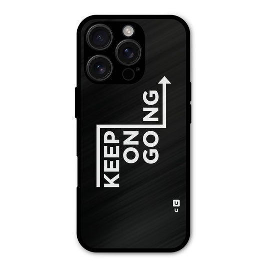Keep On Going Shockproof Hybrid Protection (Metal + TPU) Back Case Cover