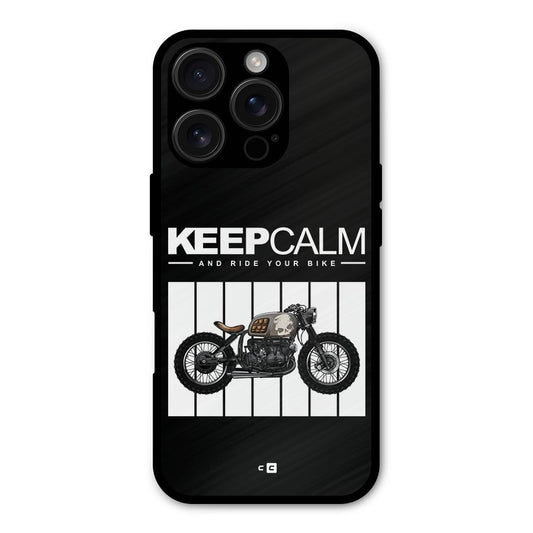 Keeps Calm Shockproof Hybrid Protection (Metal + TPU) Back Case Cover