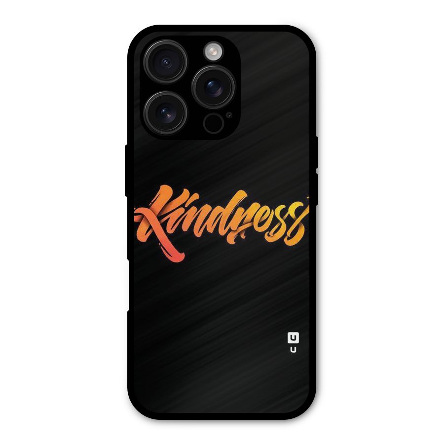 Kindness Shockproof Hybrid Protection (Metal + TPU) Back Case Cover