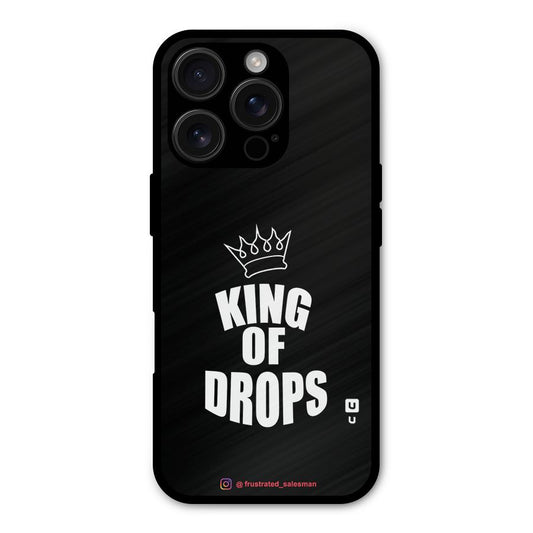 King of Drops Black Shockproof Hybrid Protection (Metal + TPU) Back Case Cover