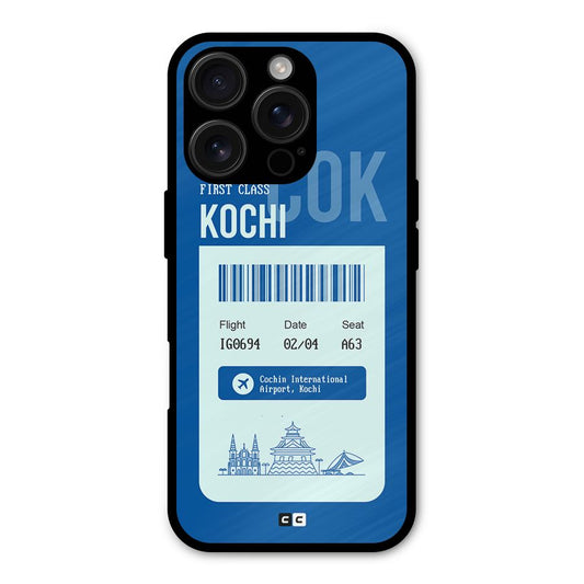 Kochi Boarding Pass Shockproof Hybrid Protection (Metal + TPU) Back Case Cover
