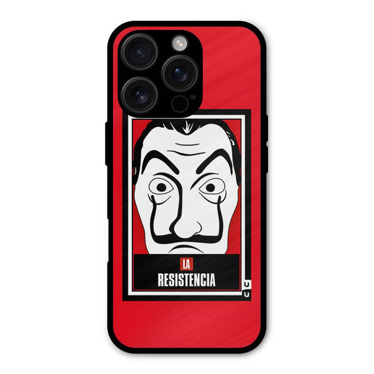 La Resistencia Minimalist Shockproof Hybrid Protection (Metal + TPU) Back Case Cover