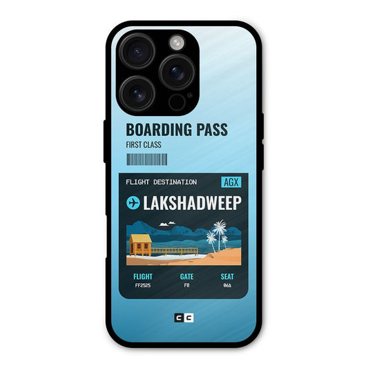 Lakshadweep Boarding Pass Shockproof Hybrid Protection (Metal + TPU) Back Case Cover