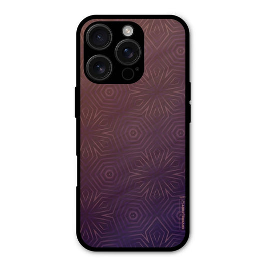 Lavish Purple Pattern Shockproof Hybrid Protection (Metal + TPU) Back Case Cover