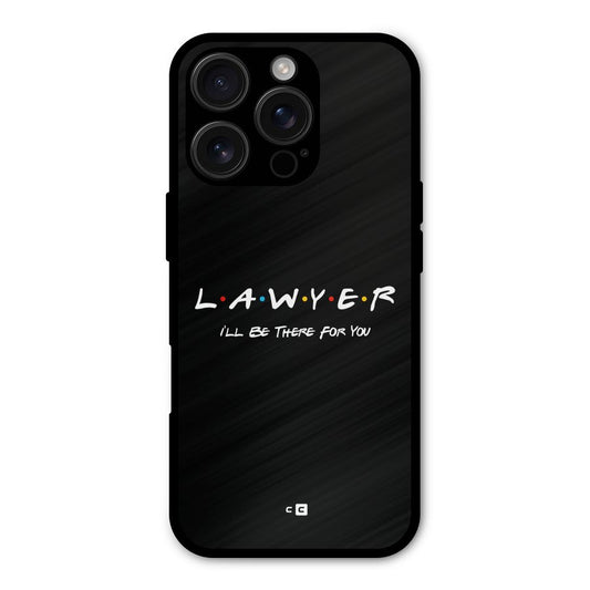 Lawyer For You Shockproof Hybrid Protection (Metal + TPU) Back Case Cover