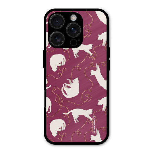 Lazy Kitty Shockproof Hybrid Protection (Metal + TPU) Back Case Cover