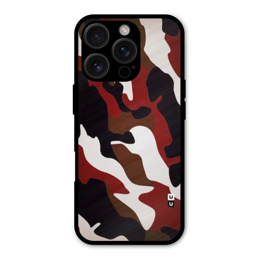 Leapord Pattern Shockproof Hybrid Protection (Metal + TPU) Back Case Cover