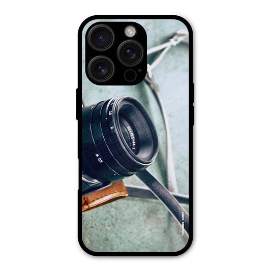 Leather Camera Lens Shockproof Hybrid Protection (Metal + TPU) Back Case Cover