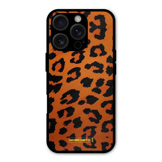 Leopard Shockproof Hybrid Protection (Metal + TPU) Back Case Cover