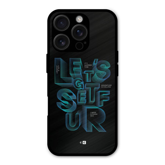 Lets Get Surf Shockproof Hybrid Protection (Metal + TPU) Back Case Cover