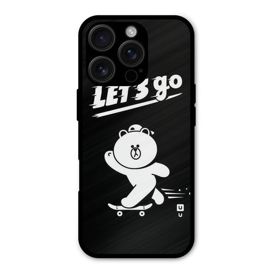 Lets Go Art Shockproof Hybrid Protection (Metal + TPU) Back Case Cover