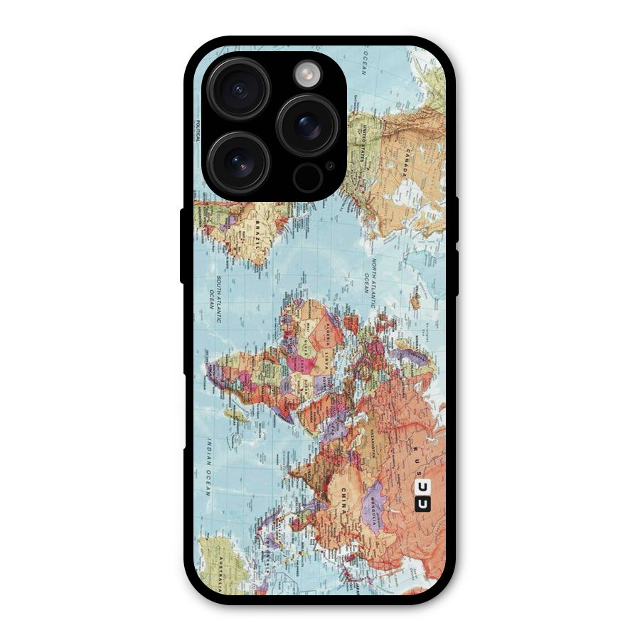 Lets Travel The World Shockproof Hybrid Protection (Metal + TPU) Back Case Cover