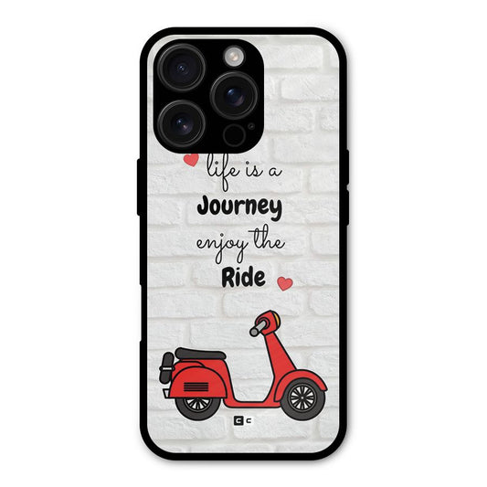 Life Is A Journey Shockproof Hybrid Protection (Metal + TPU) Back Case Cover