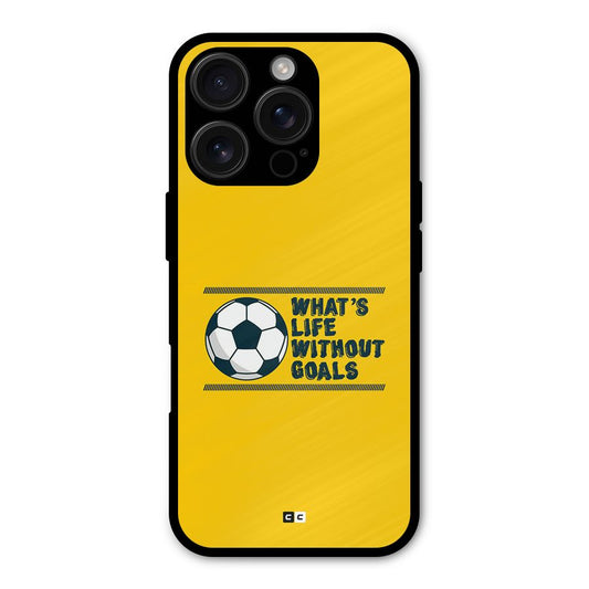 Life Without Goals Shockproof Hybrid Protection (Metal + TPU) Back Case Cover
