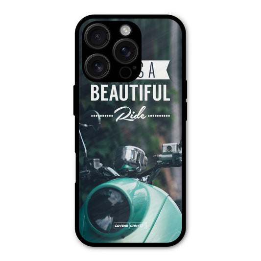 Life is a Beautiful Ride Shockproof Hybrid Protection (Metal + TPU) Back Case Cover