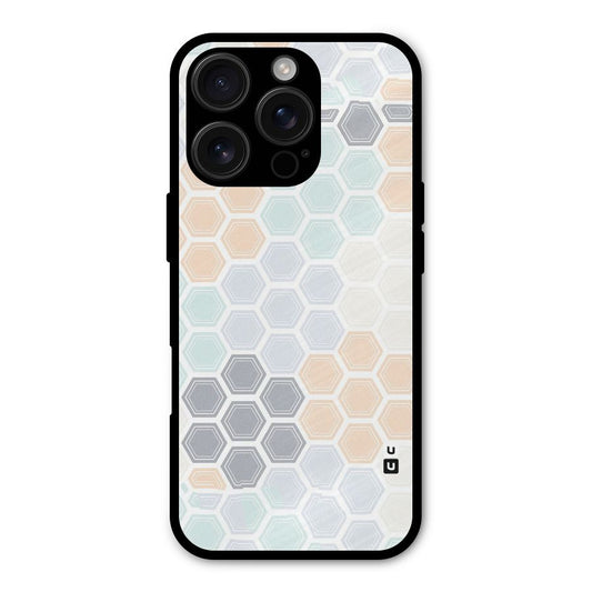 Light Hexagons Shockproof Hybrid Protection (Metal + TPU) Back Case Cover
