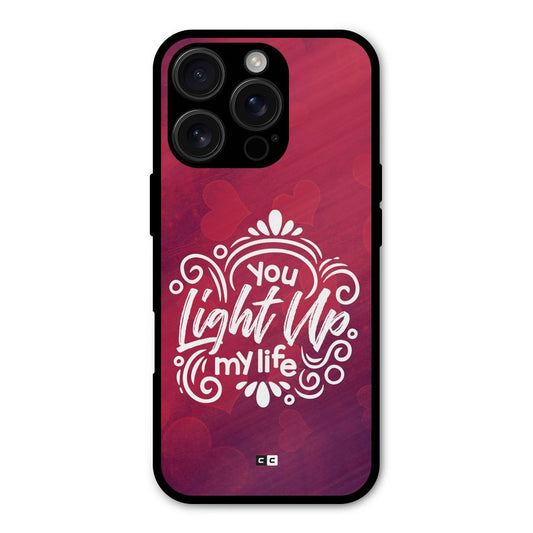 Light Up My Life Shockproof Hybrid Protection (Metal + TPU) Back Case Cover