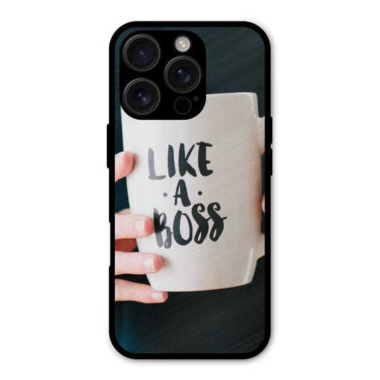 Like a Boss Shockproof Hybrid Protection (Metal + TPU) Back Case Cover
