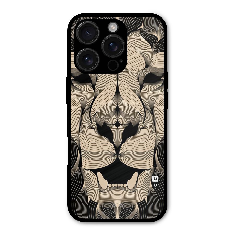 Lion Shape Design Shockproof Hybrid Protection (Metal + TPU) Back Case Cover