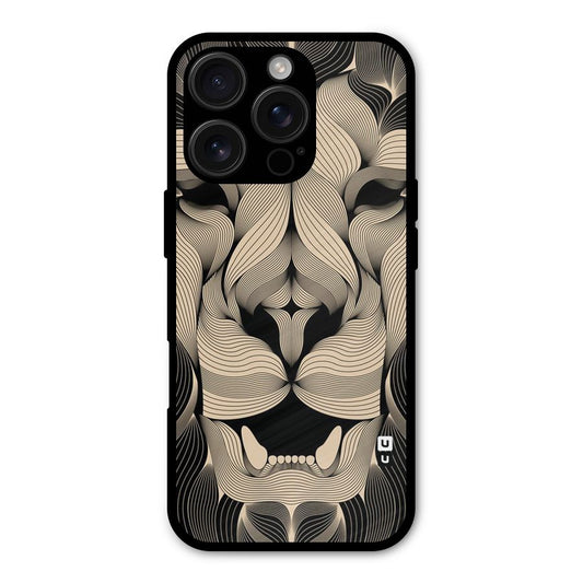 Lion Shape Design Shockproof Hybrid Protection (Metal + TPU) Back Case Cover