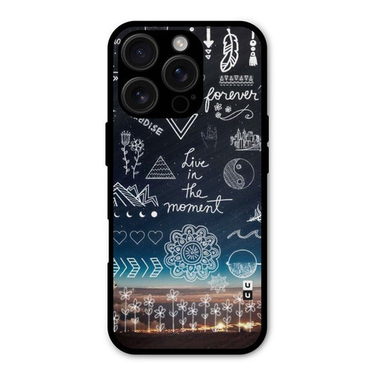 Live In The Moment Shockproof Hybrid Protection (Metal + TPU) Back Case Cover
