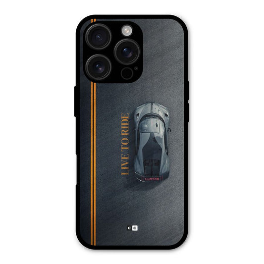 Live To Ride Shockproof Hybrid Protection (Metal + TPU) Back Case Cover