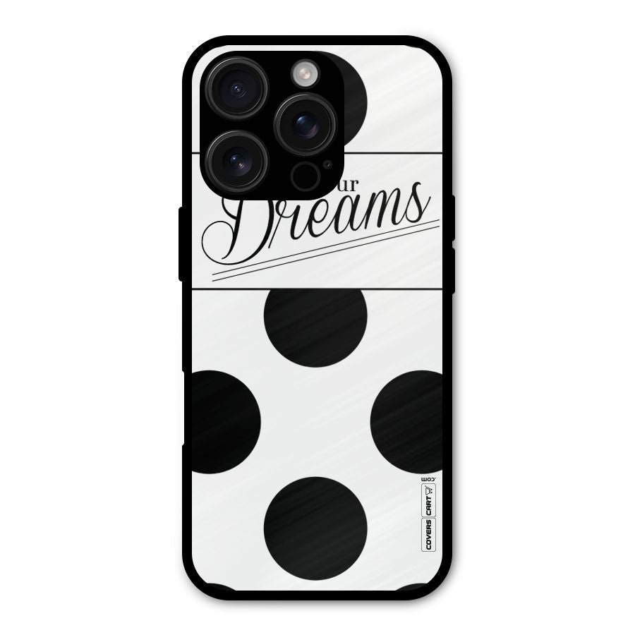 Live Your Dreams Shockproof Hybrid Protection (Metal + TPU) Back Case Cover