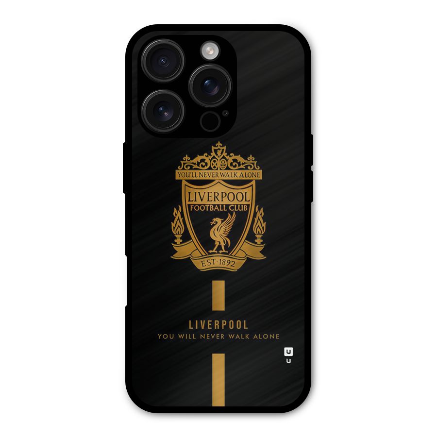 LiverPool Never Walk Alone Shockproof Hybrid Protection (Metal + TPU) Back Case Cover