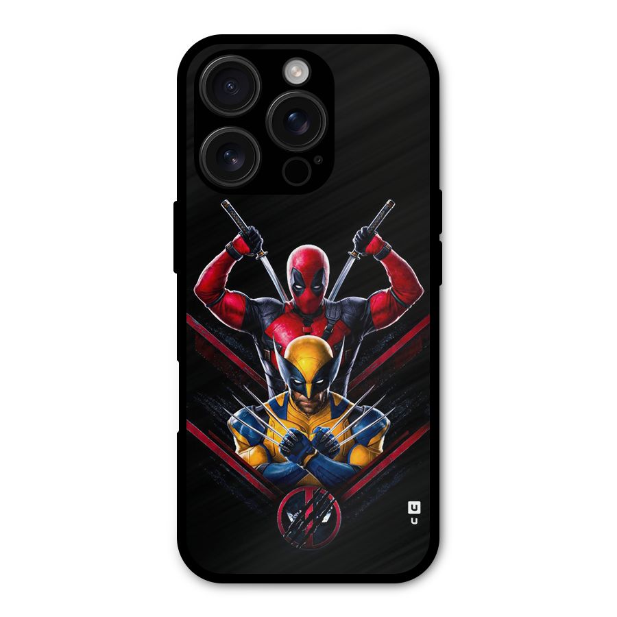 Logan And Wade Shockproof Hybrid Protection (Metal + TPU) Back Case Cover