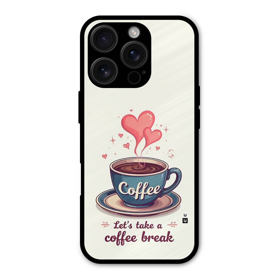 Love Coffee Break Shockproof Hybrid Protection (Metal + TPU) Back Case Cover