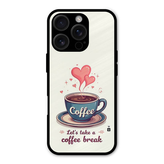 Love Coffee Break Shockproof Hybrid Protection (Metal + TPU) Back Case Cover