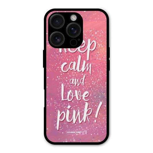 Love Pink Shockproof Hybrid Protection (Metal + TPU) Back Case Cover