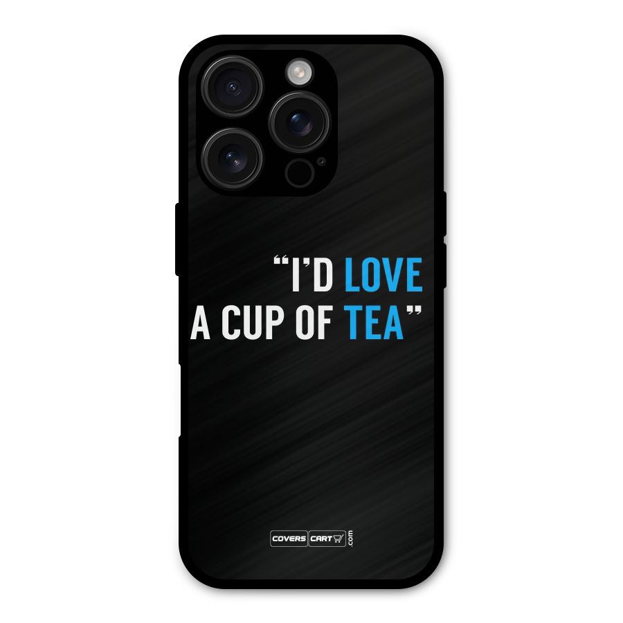 Love Tea Shockproof Hybrid Protection (Metal + TPU) Back Case Cover