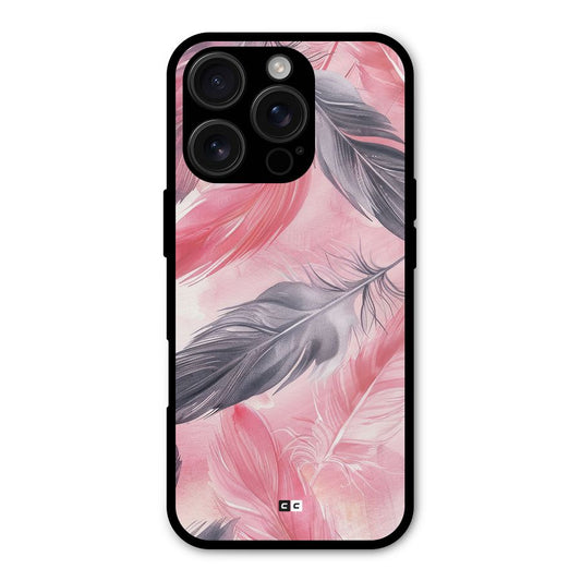 Lovely Feather Shockproof Hybrid Protection (Metal + TPU) Back Case Cover