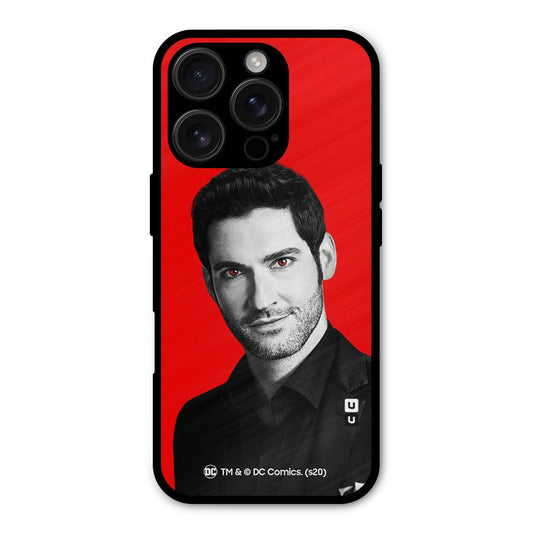Lucifer Devil Smile Shockproof Hybrid Protection (Metal + TPU) Back Case Cover