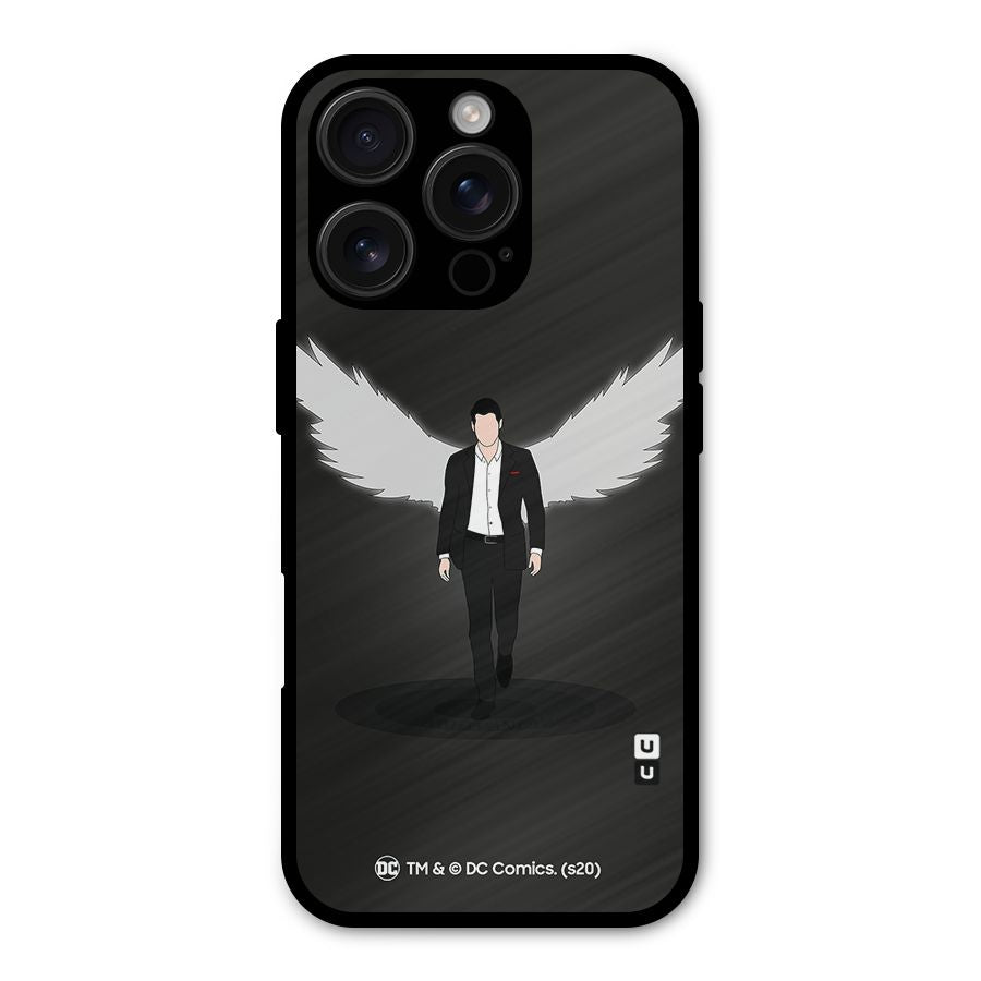 Lucifer Minimalistic Archangel Art Shockproof Hybrid Protection (Metal + TPU) Back Case Cover
