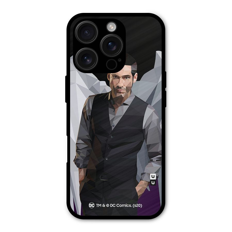 Lucifer Morningstar Art Abstract Shockproof Hybrid Protection (Metal + TPU) Back Case Cover