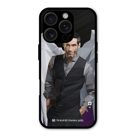Lucifer Morningstar Art Abstract Shockproof Hybrid Protection (Metal + TPU) Back Case Cover
