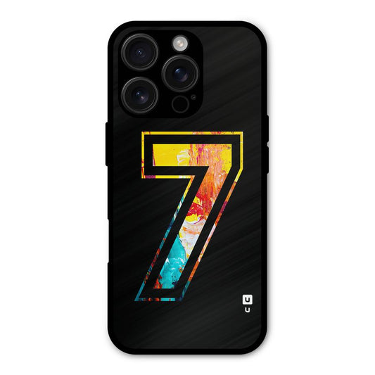 Lucky Number Shockproof Hybrid Protection (Metal + TPU) Back Case Cover