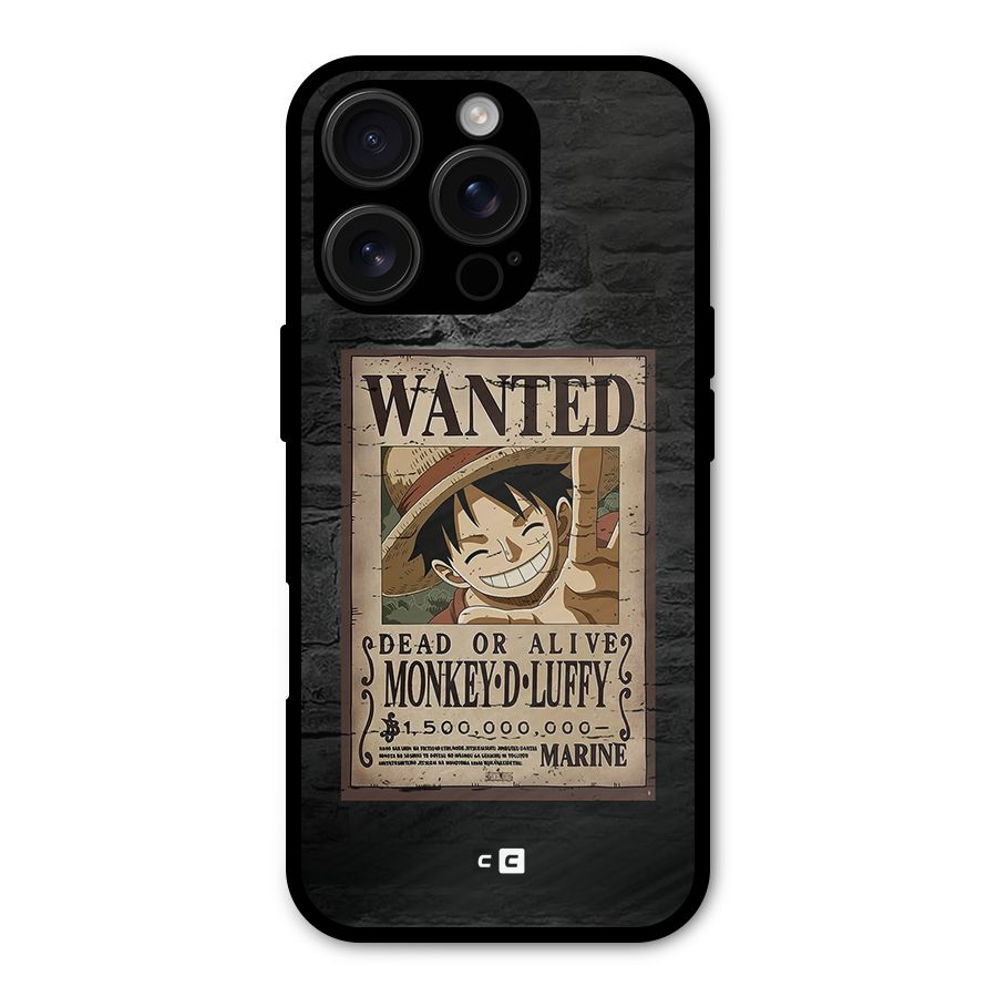 Luffy Wanted Shockproof Hybrid Protection (Metal + TPU) Back Case Cover