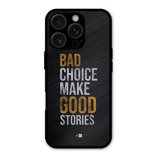 Make Good Stories Shockproof Hybrid Protection (Metal + TPU) Back Case Cover