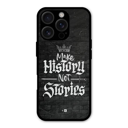 Make History Shockproof Hybrid Protection (Metal + TPU) Back Case Cover
