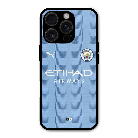 Manchester Etihad Jersey Shockproof Hybrid Protection (Metal + TPU) Back Case Cover